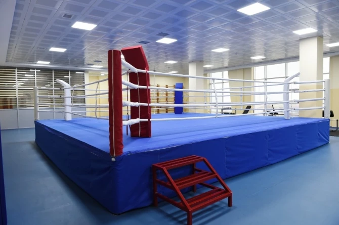 Ильхам Алиев на открытии спортивно-оздоровительного клуба МЧС - ФОТО