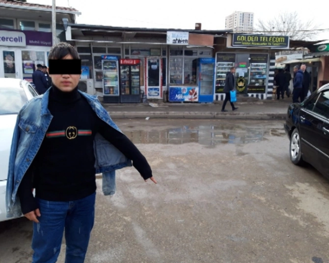 Bakıda avtomobil qənimi olan yeniyetmə tutuldu - FOTO