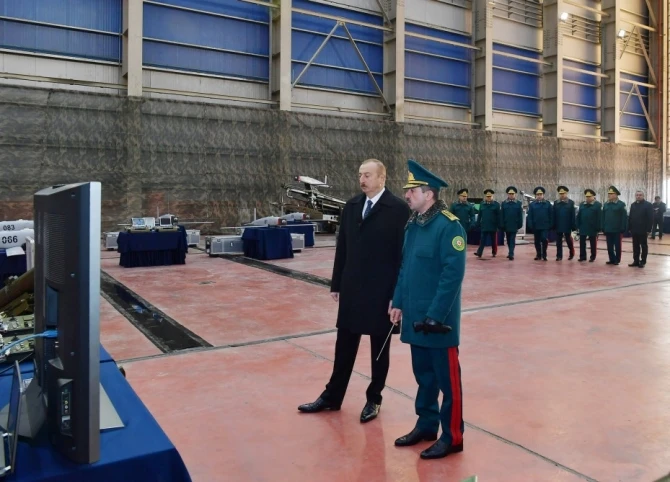 Prezident “Tufan”la tanış olub - FOTO