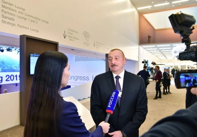 Prezident İlham Əliyevin “Rossiya 1”  telekanalına MÜSAHİBƏSİ - FOTO