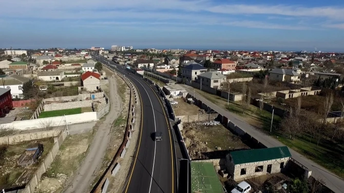 Завершилось строительство одной из бакинских дорог - ФОТО+ВИДЕО