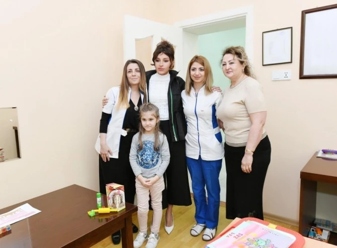 Мехрибан Алиева в Детском психоневрологическом центре - ФОТО