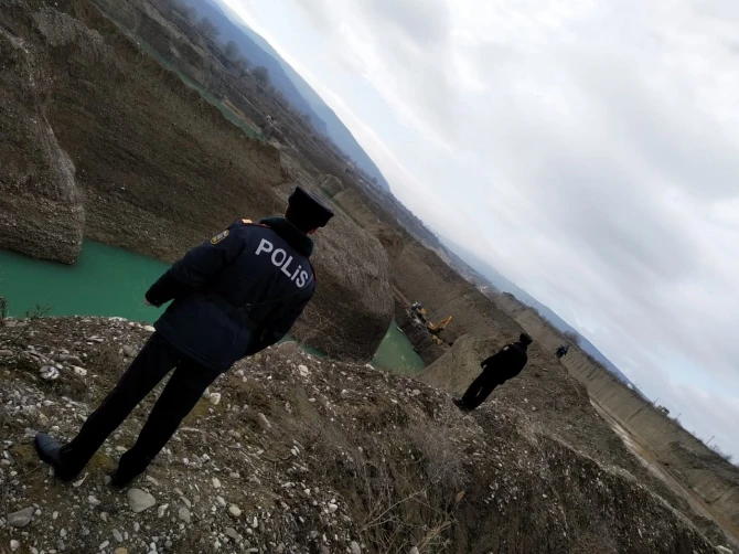 Qubada hadisə - Polislər səfərbər oldu (FOTO)
