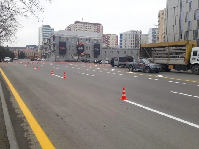 Bakının mərkəzi yollarında hərəkət məhdudlaşdırılacaq (FOTO)