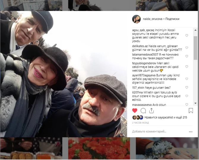Əməkdar artistdən Xocalı qurbanlarının ruhuna HÖRMƏTSİZLİK - FOTO