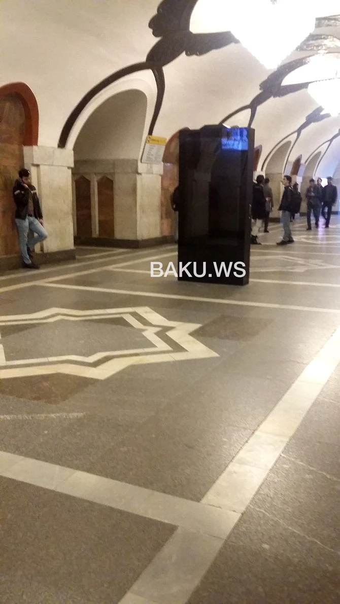 Bakı metrosunda qoyulan qara qutunun sirri açıldı – FOTO