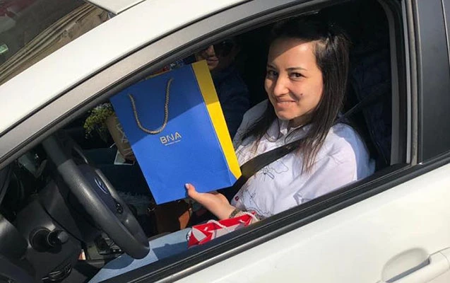 Bakıda qadın sürücülərə hədiyyələr verildi – FOTO