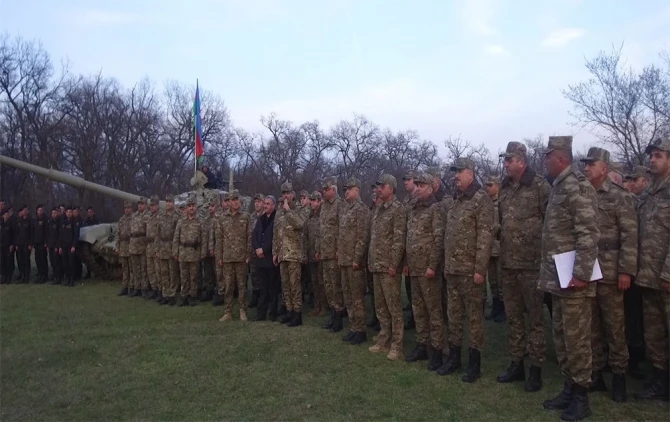 Təlimdə bayram şənliyi - Nazir də qatıldı - VİDEO/FOTO
