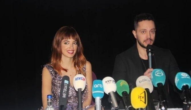Мурат Боз и Седа Бакан в CinemaPlus - ФОТО+ВИДЕО