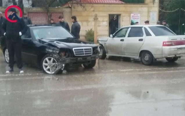 3 maşın toqquşdu, qadın öldü - FOTO