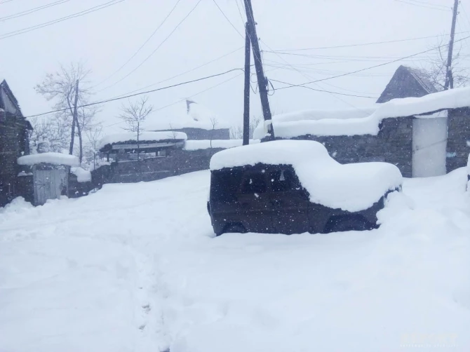 В Азербайджане выпало более полуметра снега - ФОТО