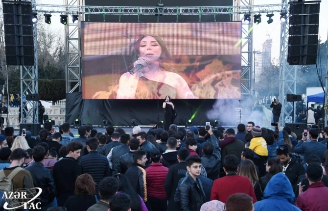 10 milyonuncu sakinə görə bulvarda konsert və atəşfəşanlıq oldu - FOTO