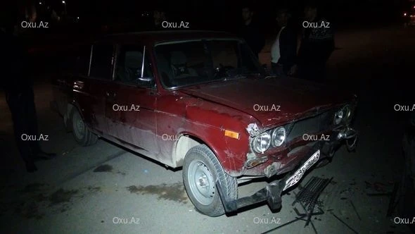 Üç avtomobil bir-birinə girdi – FOTO