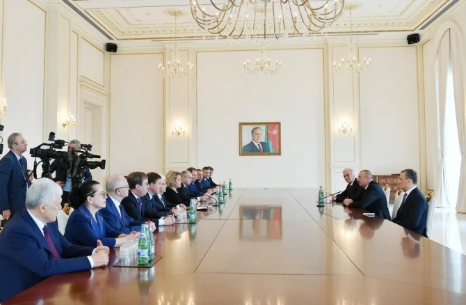 Валентина Матвиенко на переговорах с Ильхамом Алиевым - ФОТО