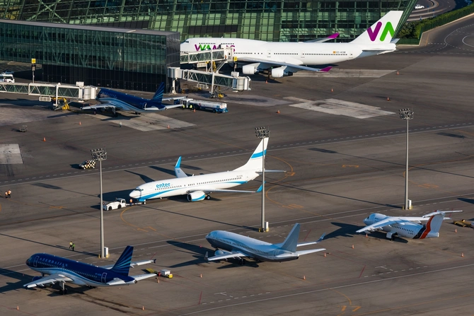 Heydər Əliyev Beynəlxalq Aeroportu final dövründə yüksək hazırlıq səviyyəsini təsdiqləmişdir - VİDEO