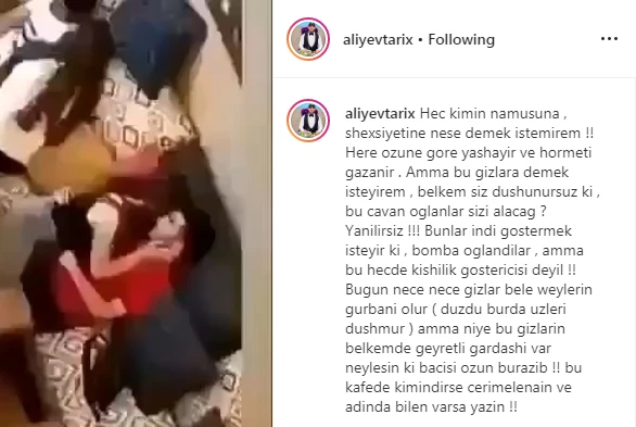 Tolik Bakının məşhur restoranında yayılmış iki qızın VİDEOsundan yazdı