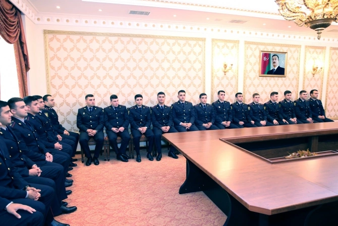 Vilayət Eyvazovdan YENİLİK - Püşkatma yolu ilə polis vəzifəsinə təyinat aldılar – FOTO