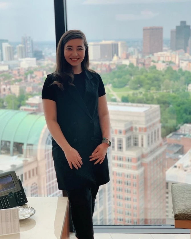 Bostonda yaşayan azərbaycanlı qız - FOTO