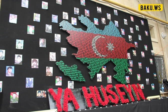 Bakıda Aşura mərasimi keçirilib - VİDEO
