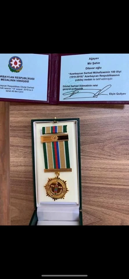 Mirşahinə medal verildi - FOTO