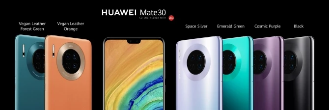 HUAWEI представила смартфоны серии Mate 30 - ФОТО