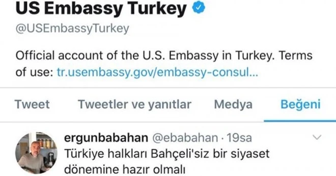 Baxçalıya görə Türkiyə ilə ABŞ arasında vəziyyət gərginləşdi - FOTO