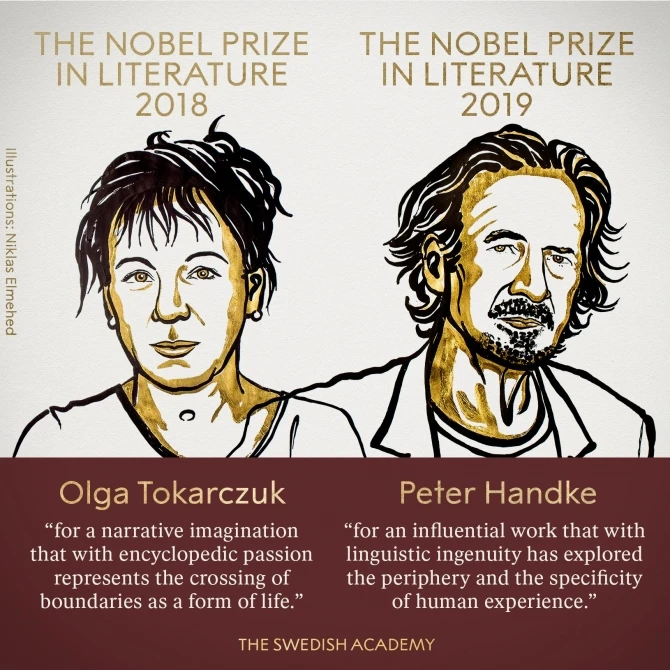 Ədəbiyyat üzrə Nobel Mükafatının sahiblərinin adları açıqlandı
