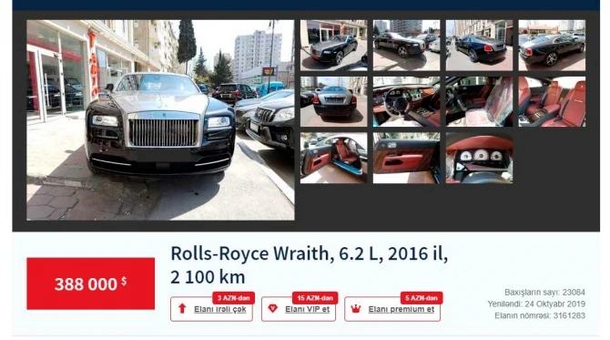 ТОП-10 самых дорогих автомобилей, продаваемых в Азербайджане - ФОТО