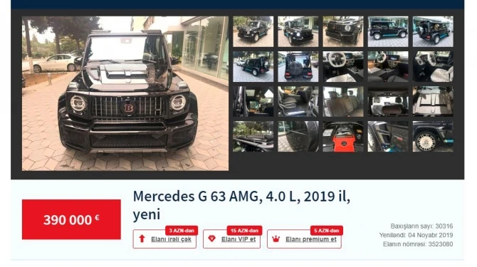ТОП-10 самых дорогих автомобилей, продаваемых в Азербайджане - ФОТО