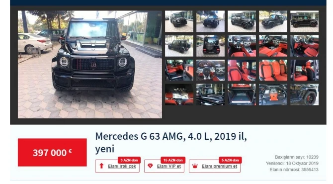 ТОП-10 самых дорогих автомобилей, продаваемых в Азербайджане - ФОТО