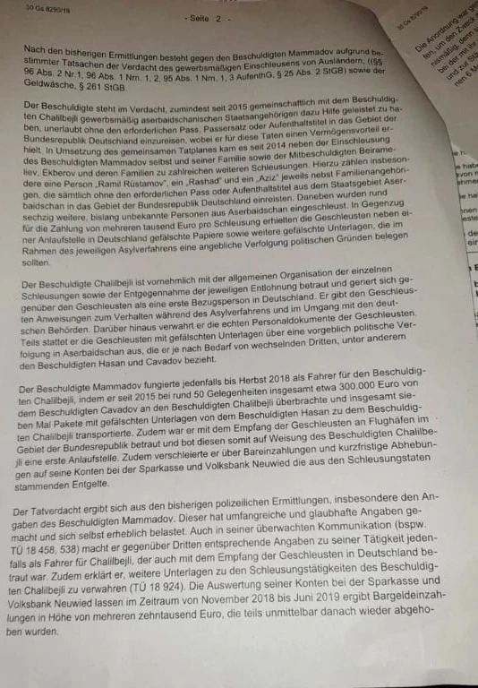 Almaniya məhkəməsi azərbaycanlı mühacir alverçiləri barədə sensasion faktlar açıqladı