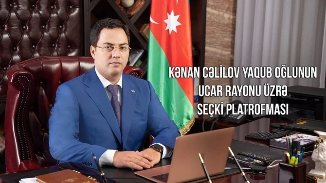 Oksford və Kembric məzunu Kənan Cəlilov deputatlığa namizədliyini Ucar rayonundan irəli sürüb – FOTO