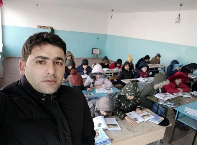 В азербайджанской школе учащиеся обучаются при -2°C: Учитель обратился к министру - ФОТО