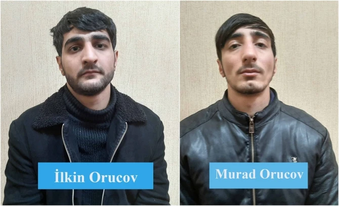 Bakıda quldur qardaşlar saxlanıldı - FOTO