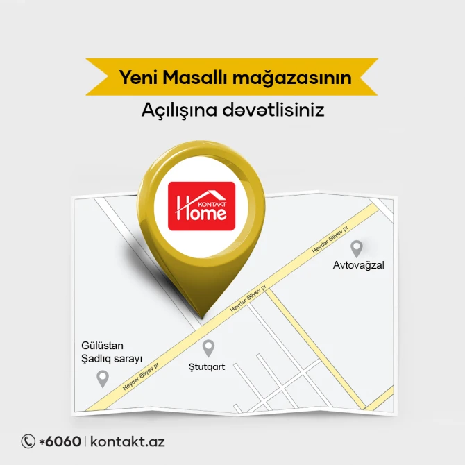 Kontakt Home открыл первый магазин в Масаллы – СКИДКИ ДО 50%