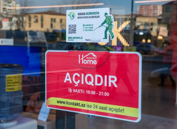 Kontakt Home koronavirus əleyhinə bütün təhlükəsizlik tədbirlərini görüb