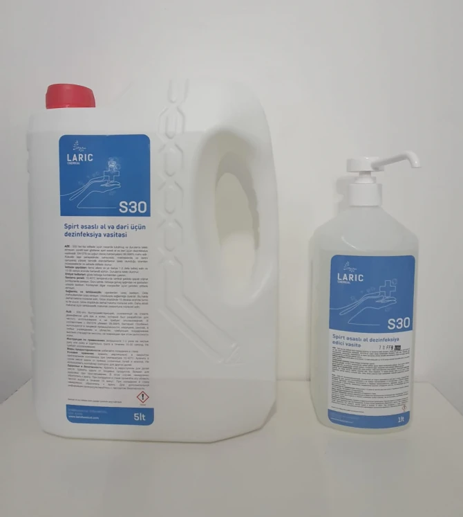 Azərbaycanda əl dezinfeksiyaedici vasitə istehsalına başlanıldı - FOTO