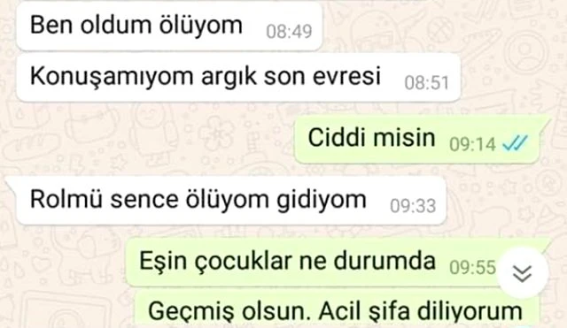 Türkiyədə COVID-19-dan ölən mədən işçisinin dostu ilə SON YAZIŞMASI - FOTO