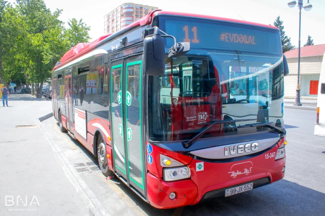 Еще один автобусный маршрут передан BakuBus - ФОТО