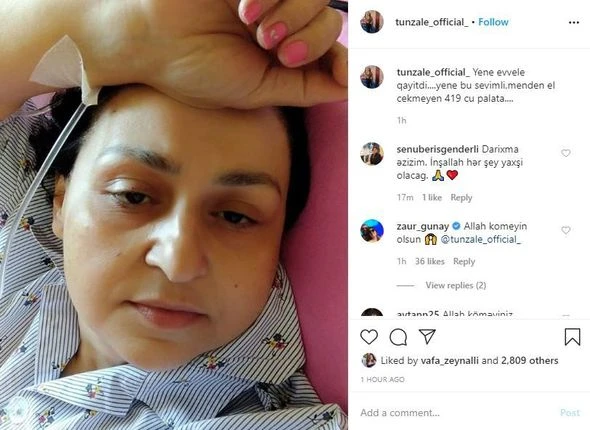 “Toppuş bacı” yenidən xəstəxanaya yerləşdirildi - FOTO