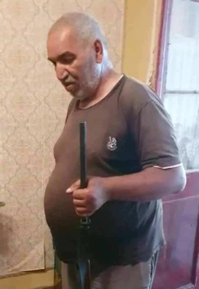 Şabran sakinindən tüfəng götürüldü - FOTO