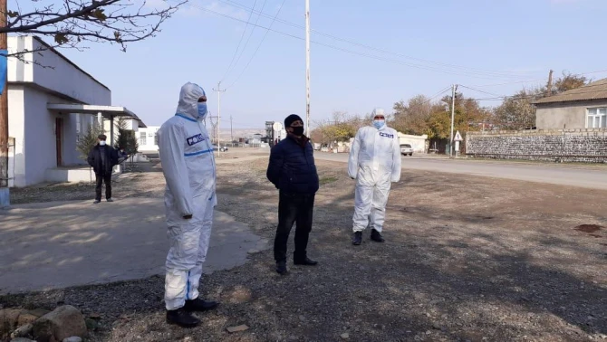 Ağstafada evdən icazəsiz çıxan koronavirus xəstəsi saxlanılıb