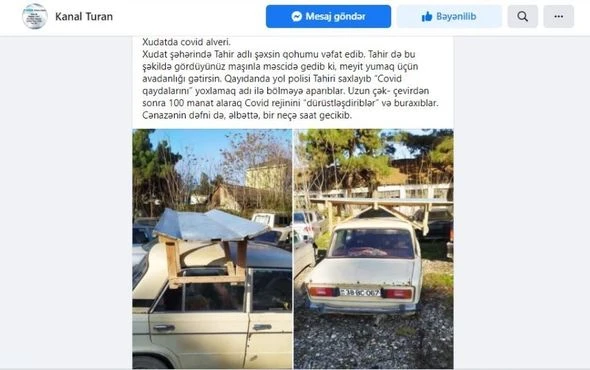 DİN-dən “Xudatda COVID-19 alveri” iddiası ilə bağlı AÇIQLAMA - FOTO