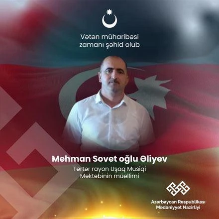 Erməni təcavüzü nəticəsində şəhid olan musiqi müəllimi - FOTO