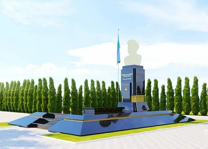 Allahverdi Bağırovun məzarı belə olacaq - FOTO
