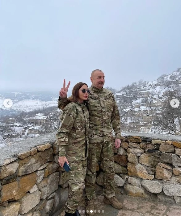 Leyla Əliyeva da Füzuli və Xocavənd səfərindən görüntülər paylaşdı  - FOTO
