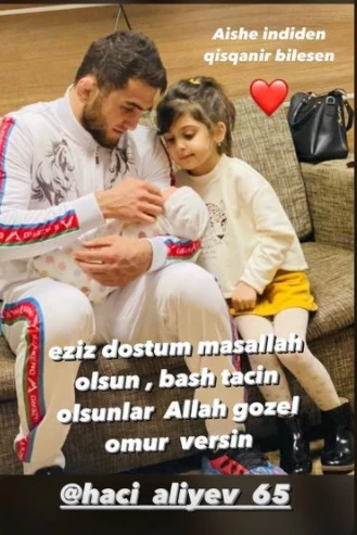 Hacı Əliyev ikinci dəfə ata olub - FOTO