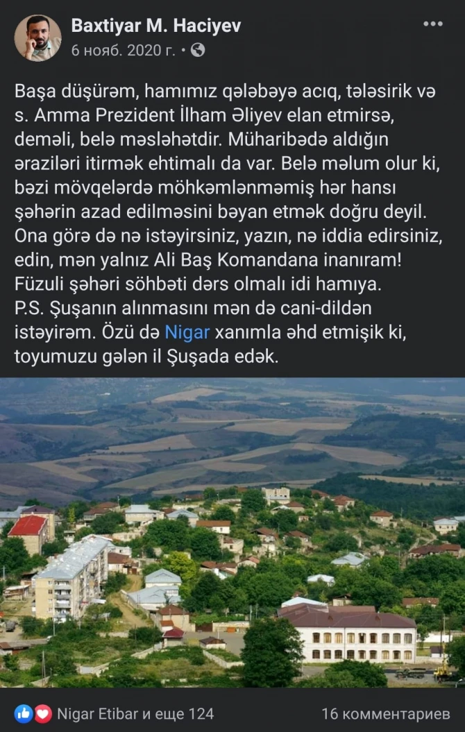 Şuşada ilk toy jurnalist cütlüyün ola bilər - FOTO