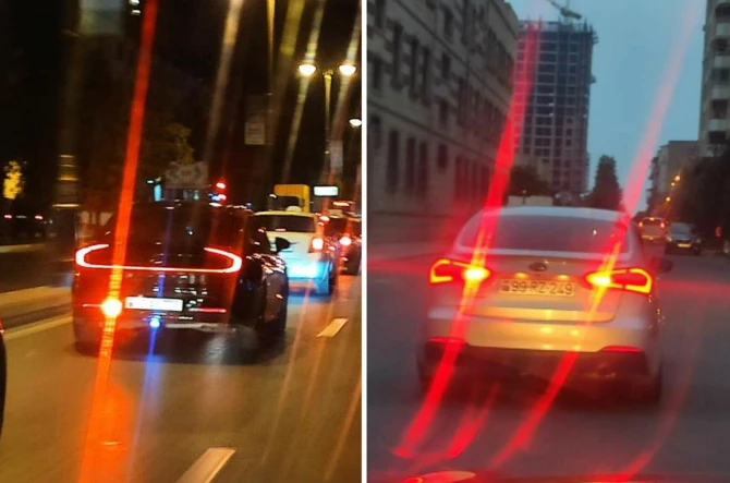 Bu qaydanı pozan sürücüləri 150 manat cərimə gözləyir - FOTO