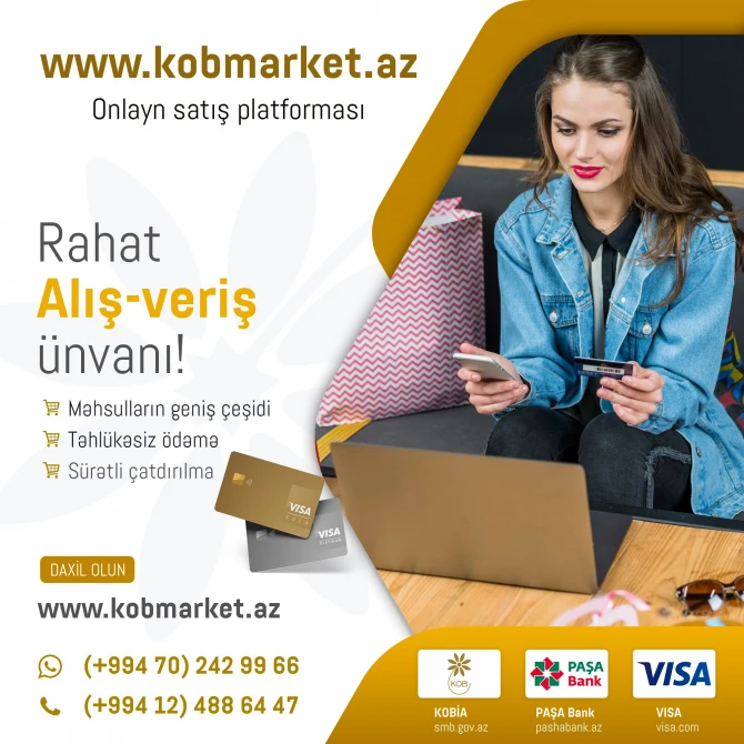 Kobmarket.az – новое слово в электронной коммерции Азербайджана - ВИДЕО